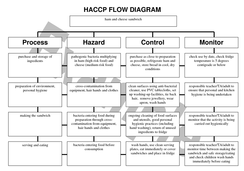 HACCP FLOW Diagram